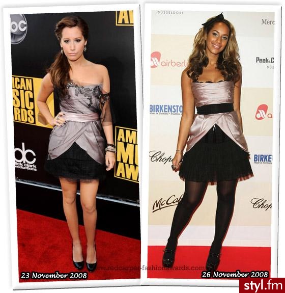 Ashley Tisdale i Leona Lewis - Pozostałe Ciuchy Moda
