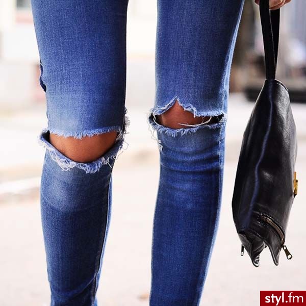 Jeansy Spodnie Moda