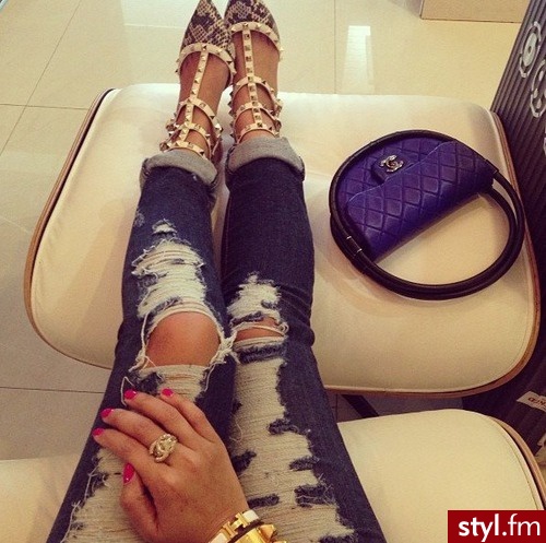 Jeansy Spodnie Moda