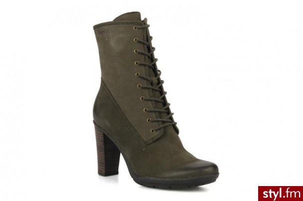 Marc O’Polo PÓŁBUTY I BOTKI GELLY BY MARC O’POLO (Khaki) - Botki Buty Moda