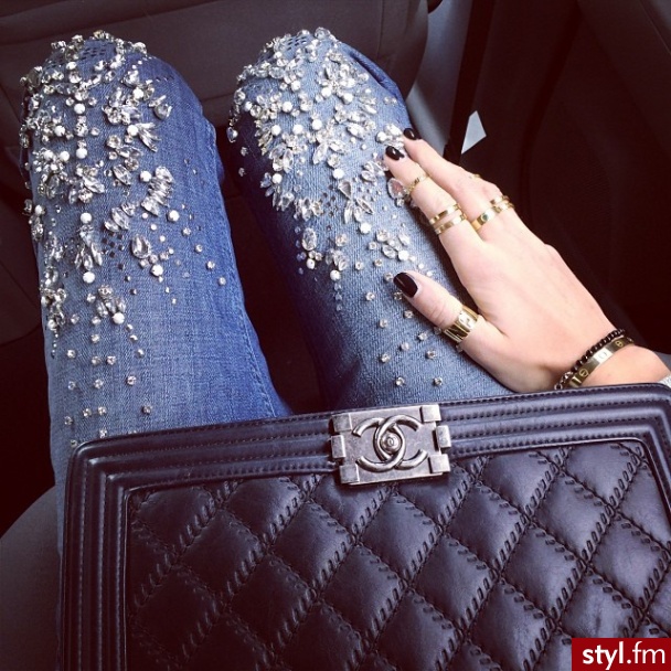 Jeansy Spodnie Moda