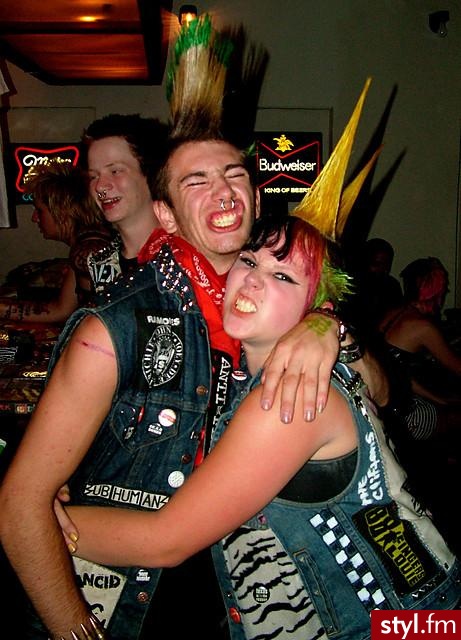 Punk Rock Alternatywne Średnie Fryzury