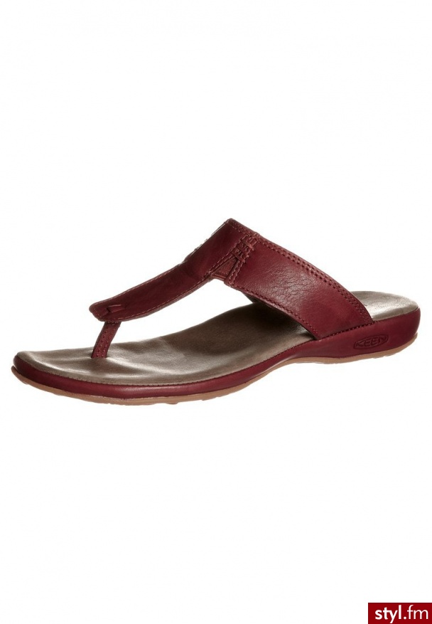 Keen EMERALD Japonki czerwony 1008678 - Klapki Buty Moda