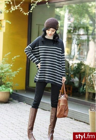 Sweter w paski-PLN31.70 - Pozostałe Ciuchy Moda