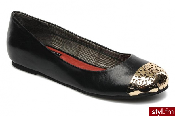 Bertie BALERINKI MORRY BY BERTIE (Czarny) - Balerinki Buty Moda