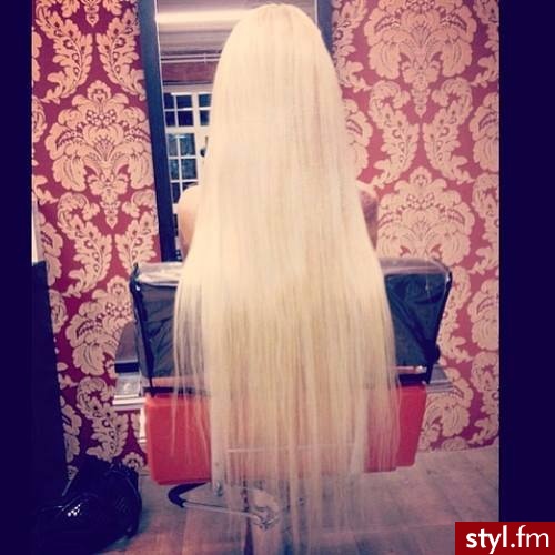 Blond Rozpuszczone Proste Na co dzień Długie Fryzury