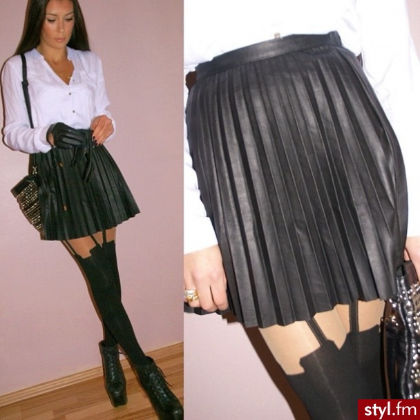 Średnie Spódnice Moda