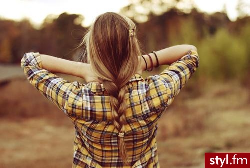 Blond Warkocze Proste Na co dzień Długie Fryzury