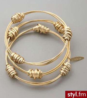 elegancka bronsoletka wykonana ze złota - Citrine by the Stones - 198$ - Pozostałe Dodatki Moda