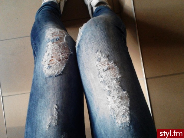 Jeansy Spodnie Moda