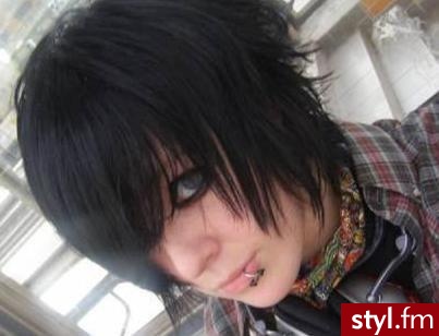 EMO Alternatywne Średnie Fryzury