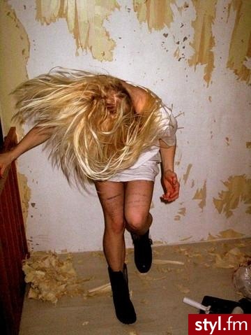 Blond Rozpuszczone Proste Na co dzień Długie Fryzury