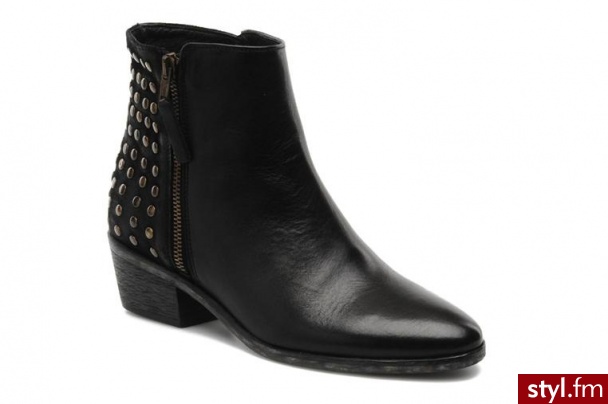 Pastelle PÓŁBUTY I BOTKI MAUREEN BY PASTELLE (Czarny) - Botki Buty Moda