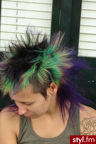 (\",) - Punk Rock Alternatywne Średnie Fryzury