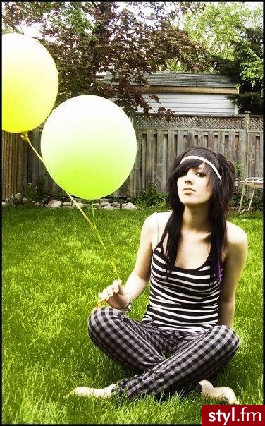 EMO Alternatywne Średnie Fryzury