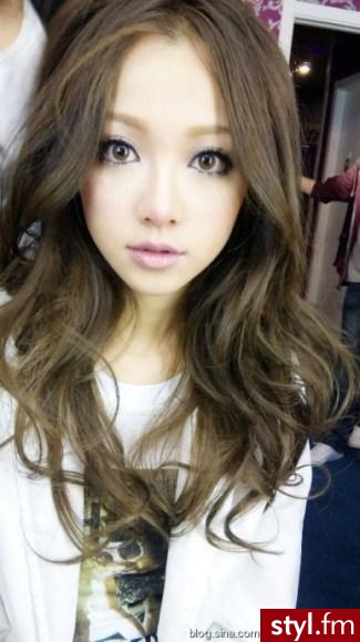 ulzzang - Kręcone Na co dzień Średnie Fryzury