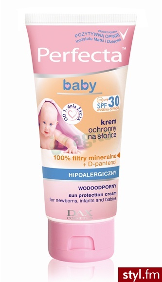 Dax Cosmetics Perfecta Baby Krem ochronny na słońce SPF 30 75 ml - Emu Buty Moda