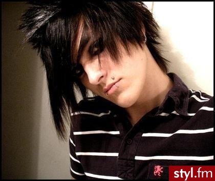 EMO Alternatywne Średnie Fryzury