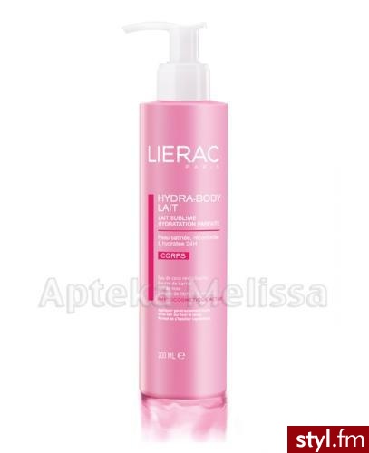 Lierac hydra body lait - satynowe mleczko nawilżające 200 ml - Body Bielizna Moda
