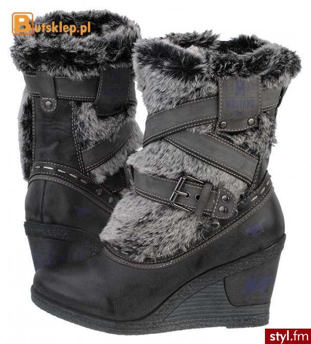 Mustang kozaki (31C026) - Kozaki Buty Moda