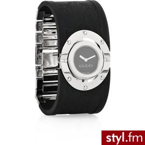 Gucci Twirl rubber and stainless steel watch - Polyvore. Pobrano ze strony: http://www.polyvore.com/gucci_twirl_rubber_stainless_steel/thing?id=26074761 - Pozostałe Dodatki Moda