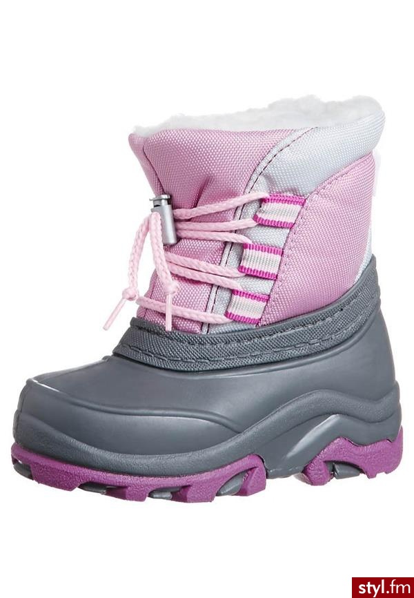 STUPS Śniegowce różowy (E-230) - Pozostałe Buty Moda
