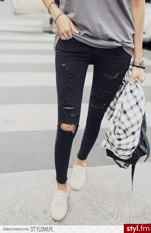 Jeansy Spodnie Moda