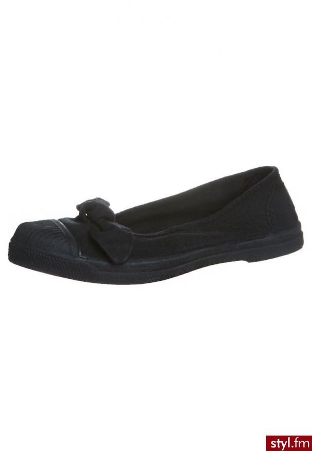 Natural World SALON LAzO Baleriny czarny (104) - Balerinki Buty Moda