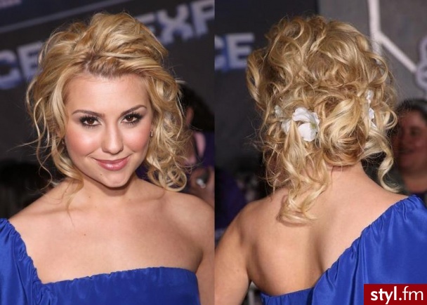 Blond Upięcie Kręcone Fryzury gwiazd Długie Fryzury