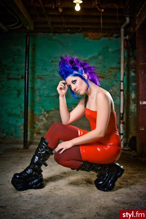 Punk Rock Alternatywne Średnie Fryzury