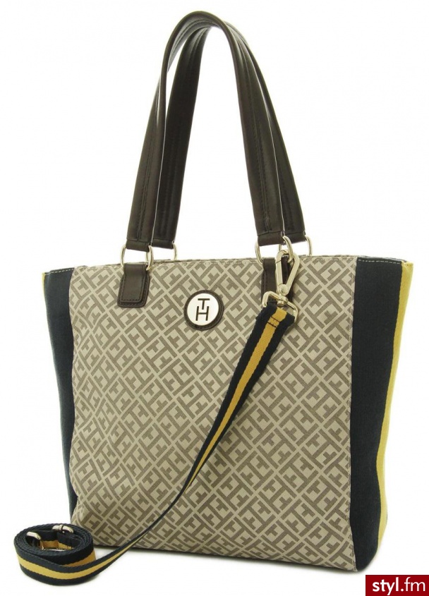 Tommy Hilfiger ELLEN E/W TOTE SHITAKE - Torebki na co dzień Torebki Moda