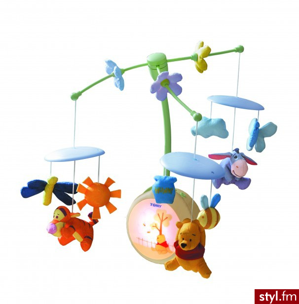 Tomy Karuzela Z Lampką Disney Kubuś Puchatek 1816 - Dziecko