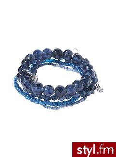 4-strand bracelets - Midnight blue - Promod. Pobrano ze strony: http://www.promod.co.uk/jewellery/bracelets/_4-strand-bracelets-midnight-blue-R1290236010.html - Pozostałe Dodatki Moda