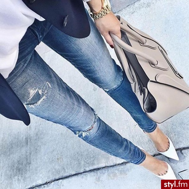 Jeansy Spodnie Moda