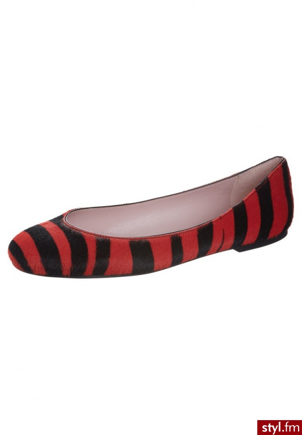 Pretty Ballerinas Baleriny czerwony - Balerinki Buty Moda