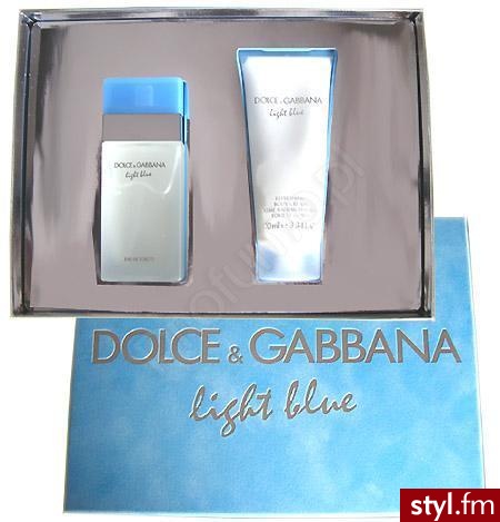 Light Blue - zestaw woda toaletowa 50 ml + balsam 100 ml Dolce & Gabbana
 osobiscie polecam,mam go i jest rewelacujny! - Misz-masz