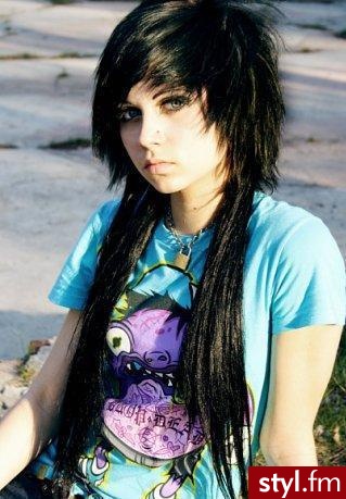 EMO Alternatywne Średnie Fryzury
