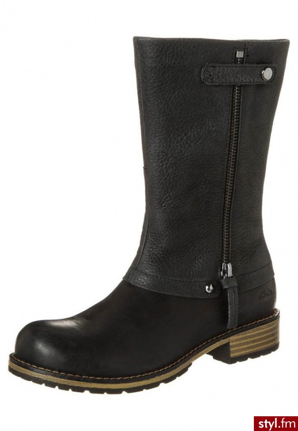 Clarks KELPIE BLAzE Kowbojki i Buty motocyklowe czarny (20355183) - Pozostałe Buty Moda