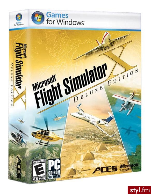 Microsoft Flight Simulator X Deluxe Edition (Gra PC) - Bransoletki Biżuteria Moda