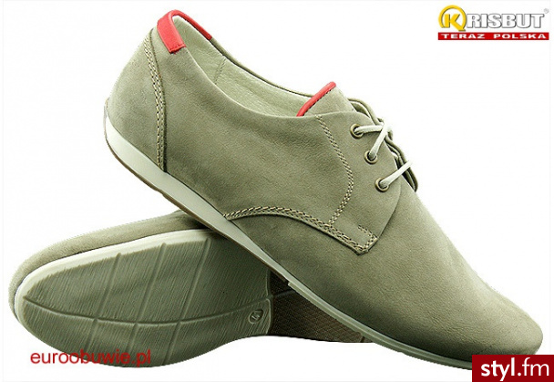 KRISBUT Obuwie Casual Półbuty KR-4429-3-E Beżowe Miejskie Odcienie beżu i brązu - Półbuty Buty Moda