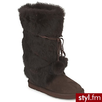 Australia Luxe BUTY YETI Brown - Kozaki Buty Moda