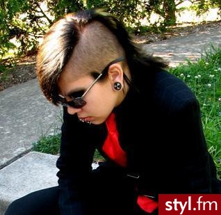 Punk Rock Alternatywne Średnie Fryzury
