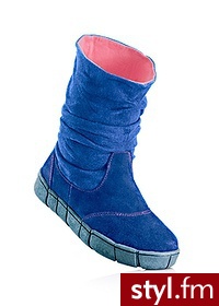 Bonprix Kozaki błękit królewski 925293_25171 - Kozaki Buty Moda