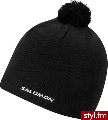 Salomon czapka Nordic Beanie Black - Nakrycia głowy Dodatki Moda