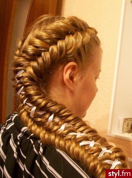 Warkocze Proste Na co dzień Długie Fryzury