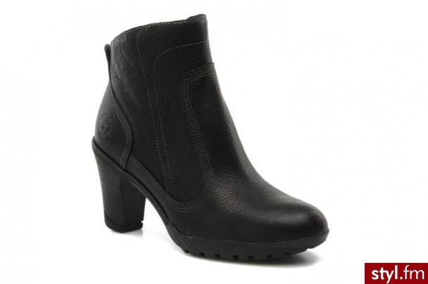 Timberland PÓŁBUTY I BOTKI STRATHAM HEIGHTS ANKLE BOOT BY TIMBERLAND (Czarny) - Botki Buty Moda