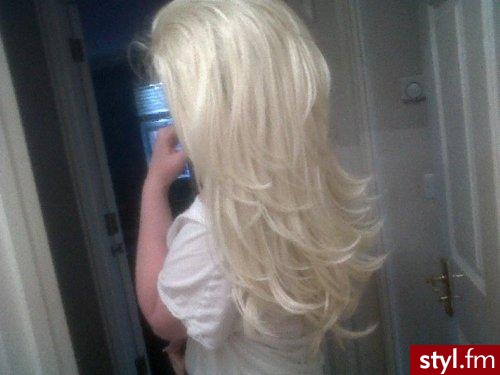 Blond Rozpuszczone Proste Na co dzień Długie Fryzury