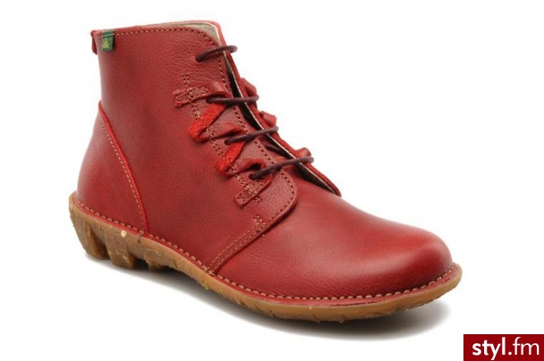 El Naturalista PÓŁBUTY I BOTKI SAVIA N°005 BY EL NATURALISTA (Czerwony) - Botki Buty Moda