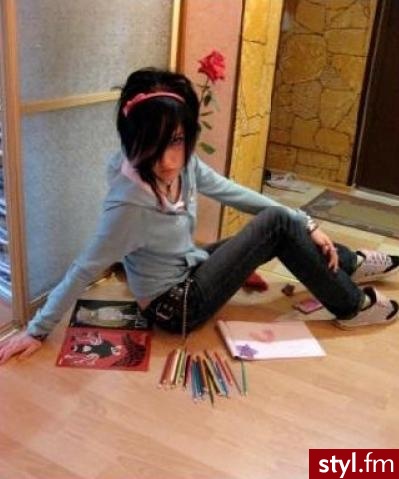 EMO Alternatywne Średnie Fryzury