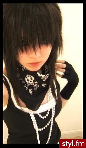 EMO Alternatywne Średnie Fryzury